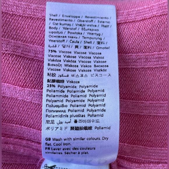 ☘️ NA-KD Fashion Turtleneck Ribbed Knit Sweater in Bright Pink, M - Picture 14 of 14